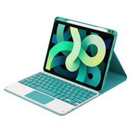 Voor iPad Air4 10 9 Draadloze toetsenbord case PRO11 BT toetsenbord doek materiaal pen slot met touch versie functie sturen mouse253S