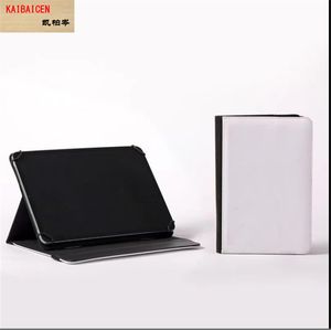 Pour étui de sublimation en cuir de cuir de bricolage iPad bricolage avec une couverture PU imprimable en blanc pour 7-8inch 9-10 pouces