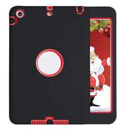 Voor iPad Mini 1 2 3 Mini123 iPadmini123 Defender Schokbestendige Robot Case Militaire Extreme Heavy Duty Silicone Cover ZXWL01