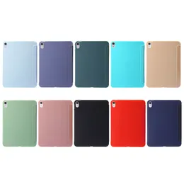 Voor iPad Mini 4 5 6 Air 1 2 Air 3 Case Silicone Smart Cover voor iPad 10,2 7e 8e 9e 9.7 10.5 10.9 11 12.9 inch Tablet Protect Shell