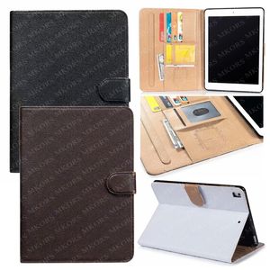 Para IPad Pro 12.9 Estuche para tableta de alto grado de 11 pulgadas 10.5 Air 1 2 mini 4 5 6 ipad10.2 ipad56 Diseñador Moda Tarjeta de cuero Bolsillo para ipad Funda