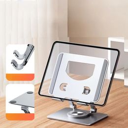 Voor iPad Stand 360 Rotatie Tablet Koelbeugel Hollowed aluminium tablethouder Ondersteuning Telefoon Laptop Accessoires Standen onderdelen