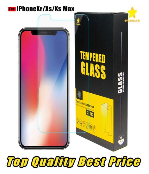 Pour iPhone 11 iPhone XR XS MAX TOP QUALIT TEMPERED GLASE SCREAT Protector 25D expédance dans un jour 1 jour8512886