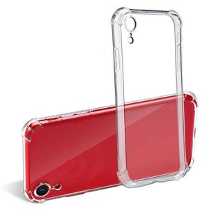 Pour iPhone 15 14 13 12 11 pro 7 8 6 6S plus étui souple transparent en TPU protection arrière pour téléphone étuis en gros transparents