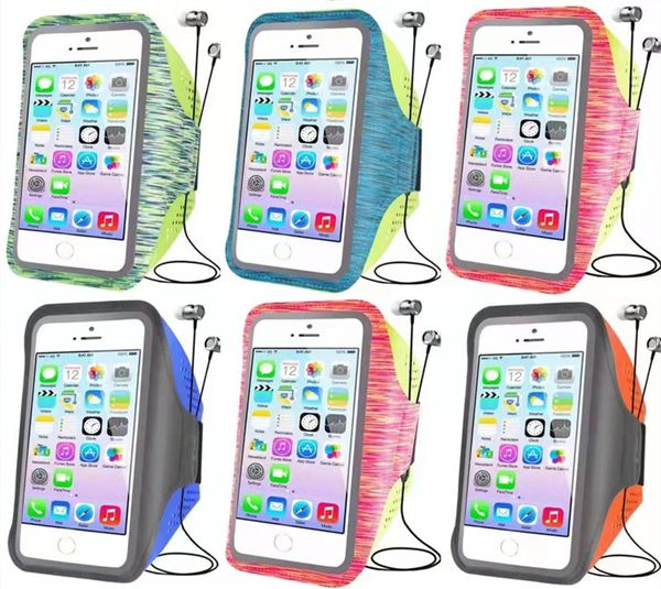 Para iPhone 12 13 Pro MAX Samsung S21 S22, etc. Teléfonos móviles de menos de 6,7 pulgadas Fundas deportivas impermeables para correr con brazalete Funda para entrenamiento Bolsa para brazo para teléfono móvil DHL