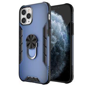 Ring Bracket Shockproof Cases voor iPhone 12 Mini 11 PRO XS MAX XR OPMERKING 20 Premium kwaliteit Mobilephone Tassen Drop Protection Phone Case