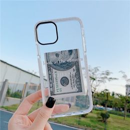 Voor iPhone 12 Pro Max Case Fashion Shockproof Anti-Fall Telefoon Cover voor iPhone 11 XS 8 7 Plus TPU-hoesjes