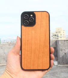 Voor iPhone 12 Houten Case 12Pro Max Mobiele Telefoon Houten Cover Schokdichte gevallen voor Samsung Galaxy Note 20 Ultra Shell