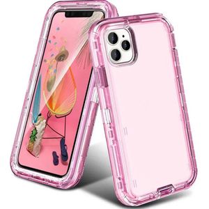 Nuevo estuche transparente para robot Funda protectora transparente para iPhone 15 14 Pro Max 14Pro 13 13Pro 12 11 XS XR 8 Samsung Galaxy S22 Plus S23 Note 20 Ultra Full Armor Body Shell