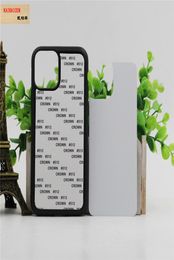 Voor iPhone 13 Mini 121111 Pro11 Pro Max Case TPUPC Rubber Soft 2D Sublimation Blank voor Samsung Note 10 Heat Transfer Telefoon C7911784