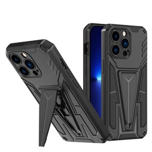 Pour les étuis de téléphone portable iPhone 14 13 Promax Extraordinary v Military Grade Disproof Vehicle Magnetic 12pro 11 x xs