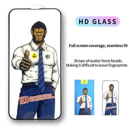 Voor iPhone 15 Pro Max 14 Plus Gehard Glas Volledige Cover HD Screen Protector Anti-Burst Pretective Films Voor 14 Promax 13 Mini 12 11 XS MAX XR