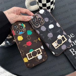 Pour iPhone 15 pro max Cas Designer Phone Case Apple iPhone 14 pro max 13 11 12 XR XS Max Lettre de mode Monogramme Imprimer Couverture mobile en cuir