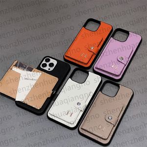 Para iPhone 15 Pro Max Fundas Funda para teléfono de diseñador con tarjetero para billetera Apple iPhone 14 Pro Max 13 12 11 XS X XR XsMax 8P 15 Plus Funda para iPhone Fundas de lujo para teléfonos móviles