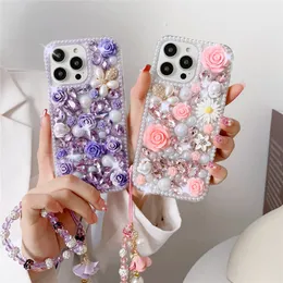 Voor iPhone 15 Pro Max hoesjes Mode Bling Glitter Telefoonhoesje Designer iPhone Case Apple iPhone14 Pro Max 13 12 15Pro 14 Plus 11 Strass hoesjes Cover