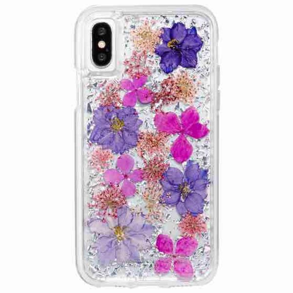 Pour Iphone 11 Pro Max 6/ 7/ 8 6plus/ 7plus/ 8plus X XR Xs Max Case Mate Case Pétales fabriqués avec de vraies fleurs Design de protection mince