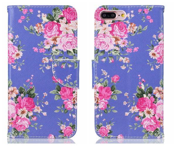 Pour iPhone 8 7 6 6s Plus 5 5s Housse Etui Flip Luxury Card Wallet Nouvelle Arrivée Couverture Pour iPhone 7 Plus Case