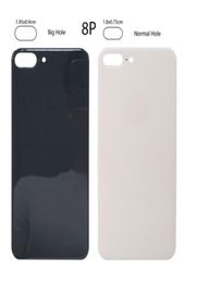 Para iPhone 8 8 Plus X XR XS Batería XSMAX Glass Reemplazo de vidrio de vidrio Casa de cubierta posterior Cámara de agujeros grandes sin desmontaje con STIC5422408