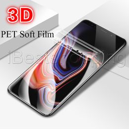 Case vriendelijke 3D volledige dekking Soft Film Pet Screen Protectors voor Samsung Galaxy S22 S21 S20 Ultra S10 S10E S8 S9 S10 Plus Note20 8 9 10