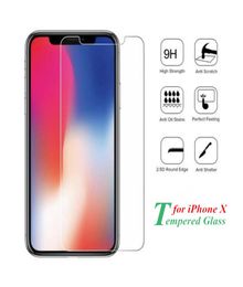 Para iPhone 8 Plus iPhone X 7 6S 6 Plus Tempered Glass Screen Protector Factory Suministro de calidad superior 25d 9h Envío con 6731643