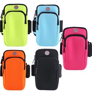 Pour Iphone Bras Ceinture Sac Téléphone Cas Multi-Fonction Étanche Courir En Plein Air Sport Fanny Pack Pochette Cas Résistant À L'eau X 8 7 6S Plus