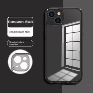 Pour étui IPhone 9D original verre trempé transparent téléphone 13 lentille étui de protection Anti-chute