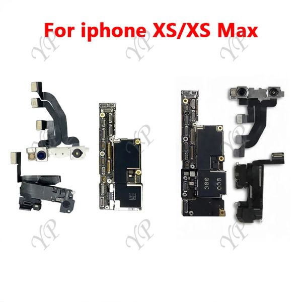 Pour iPhone X / XR / XSS / XS MAX 64G / 256G entièrement testé ICloud ICloud Board Main Authentic Compatible avec iPhone Board