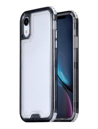 Pour l'iPhone XR Case 3in1 Couverture de protection complète de Fullbody Duty Soft TPU Hard PC Hybrid Phone Boîte pour iPhone 8 Plus XS MAX9530444