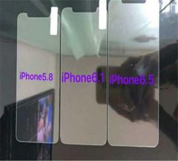 Pour iPhone XS MAX 65inch XR Verre trempée Iphone X 8 Protecteur d'écran pour iPhone 7 7 Plus Film 033mm 25D 9H ANTISHATTERMAT7659069