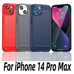 Koolstofvezel textuur TPU Soft Phone Cases voor iPhone 14 Plus Pro Max 13 12 11 Pro Max XR XS 7 8 Plus Samsung S22 S23 Ultra A34 A54 A14 5G Moto G Stylus 5G G Power Pixel 8 Pro