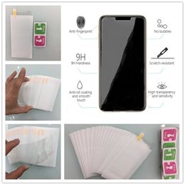 Für Telefon 15 14 Plus 13 Pro 12 Mini XS MAX XR X 8 7 Plus Huawei Mate 20 Pro 2,5 D 9H Gehärtetes Glas Film Screen Protector Kein Paket