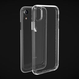 Étuis de téléphone portable pour iPhone 13 12 11 Pro Max XS MAX XR 8 7 6 Plus Protection antichoc 1,5 mm cristal souple TPU transparent anti-rayures