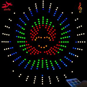 Freeshipping voor IR-schakelaar Dance Light Cubeed, LED Muziek Spectrum Electronic DIY Kit