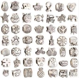 Voor Sieraden Maken Big Hole Losse Spacer Kralen Charms DIY Craft Hele Goedkope Sieraden Maken Benodigdheden Voor Armband Charms9804346