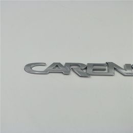 Pour Kia CARENS coffre arrière Chrome 3D lettre Badge emblème Auto queue autocollant2693