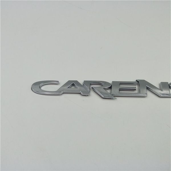 Para Kia CARENS maletero trasero cromo 3D carta insignia emblema Auto Tail Sticker2287