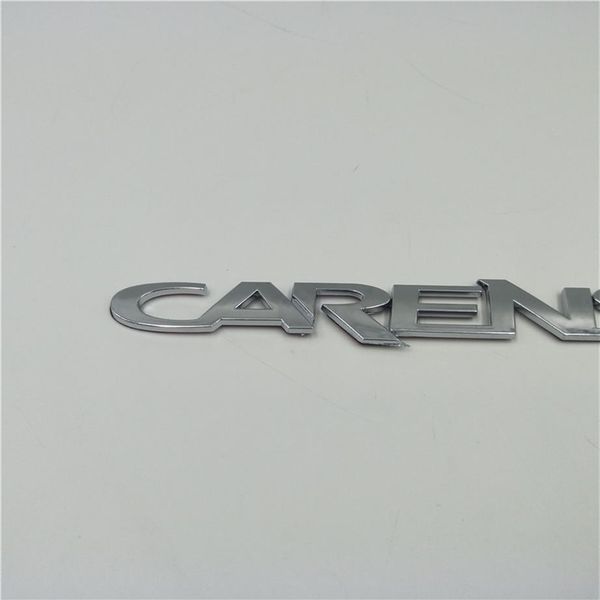 Para Kia CARENS maletero trasero cromo 3D carta insignia emblema Auto Tail Sticker2546