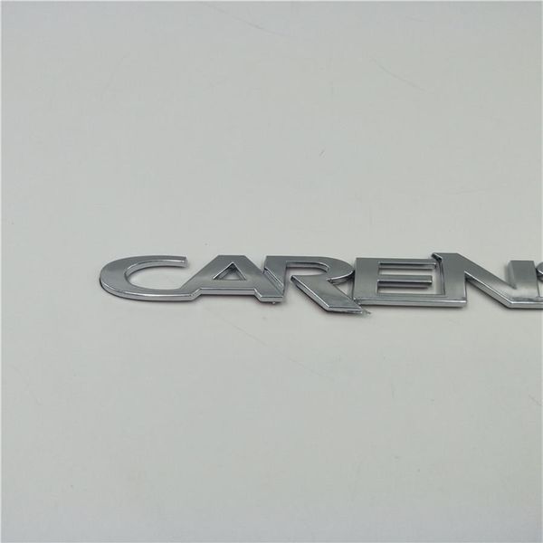 Para Kia CARENS maletero trasero cromo 3D carta insignia emblema Auto Tail Sticker229f