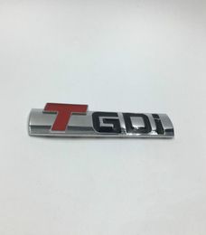 Badge emblème en métal pour Kia, pour Hyundai TGDI T GDI, autocollant de déplacement numérique, autocollant de voiture en métal, garde-boue latéral et arrière, style 4719361
