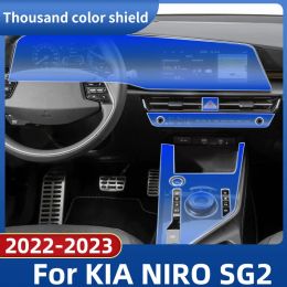 Voor Kia Niro SG2 2022-2023 Auto Interior Center Console Transparante TPU PPF Beschermende film Anti-Scatch Reparatie Filmaccessoires