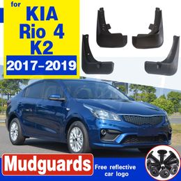 Pour KIA Rio 4 K2 2017 2018 2019 YB berline berline garde-boue garde-boue garde-boue garde-boue accessoires de garde-boue 4e 4 génération