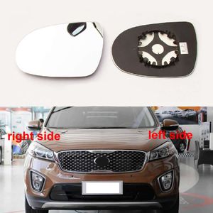 Pour Kia Sorento 2015 2016 2017 2018 accessoires de voiture rétroviseurs verre porte extérieure rétroviseur latéral lentille avec chauffage