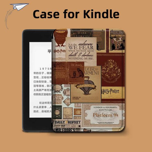 Pour Kindle Paperwhite 5 Case 2021 Paperwhite 4 Remplacer Shell Magic Movie Timbres pour Kindle 658 10th J9G69R Couverture Silicone Soft HKD230809