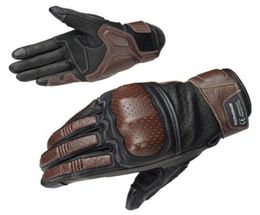 Pour les gants de moto rétro Komine Racing Screen tactile respirant gants de doigt complet Moto Protect Gear Luvas Motorbike Guan2460234