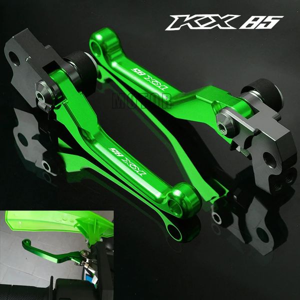 Para KX85 KX 85 2001 2012 2013 CNC aluminio motocicleta Dirt Pit Bike DirtBike Motocross pivote freno embrague palancas 240318