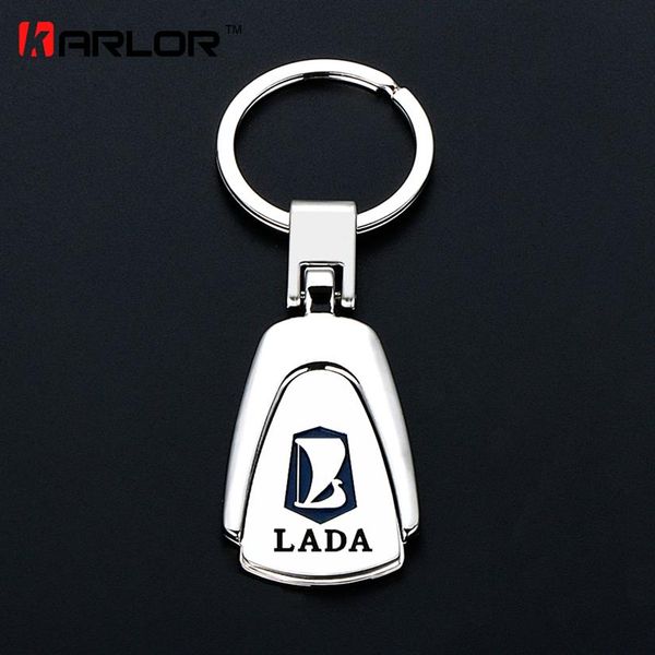 Pour Lada métal porte-clés porte-clés Auto porte-clés accessoires voiture style pour Lada Granta Niva Priora Kalina 2 Largus Vesta XRAY4524280j