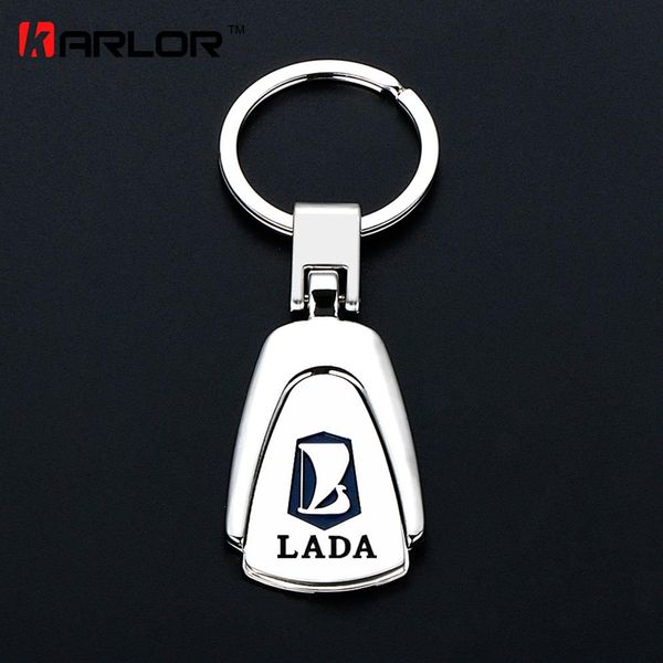 Pour Lada métal porte-clés porte-clés Auto porte-clés accessoires voiture style pour Lada Granta Niva Priora Kalina 2 Largus Vesta XRAY57682673