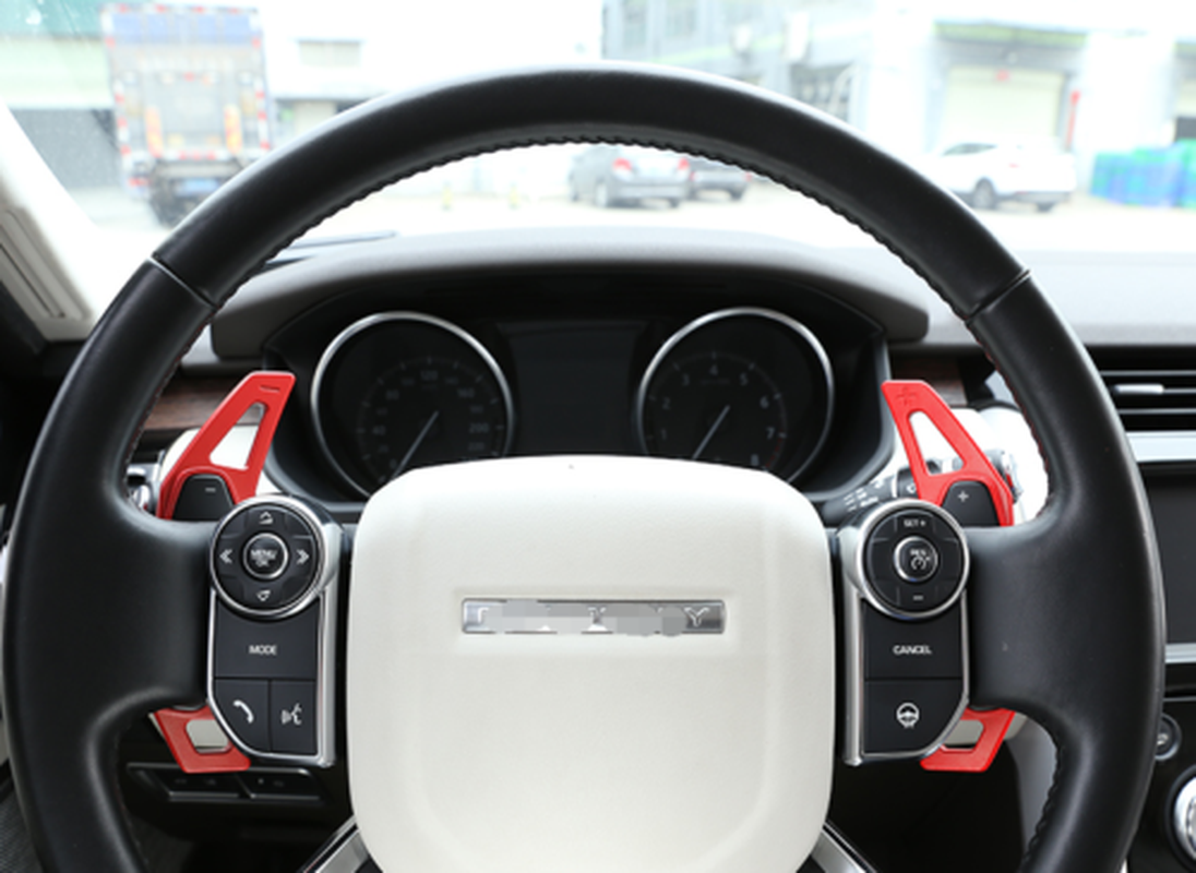 Voor Land Rover Range Rover Evoque 2020 Rode Stuurwiel Shift Paddle Cover Trim 2PCS