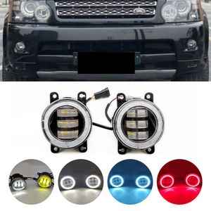 Pour Land Rover Range Rover Sport LS véhicule tout-terrain fermé 2006-2013 voiture H11 lampe à LED antibrouillard Angel Eye DRL 12V