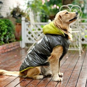 para perros grandes Ropa de invierno para mascotas Ropa grande Abrigo Producto de alta calidad Abajo Chaqueta de algodón acolchado 1pcslot Y200328